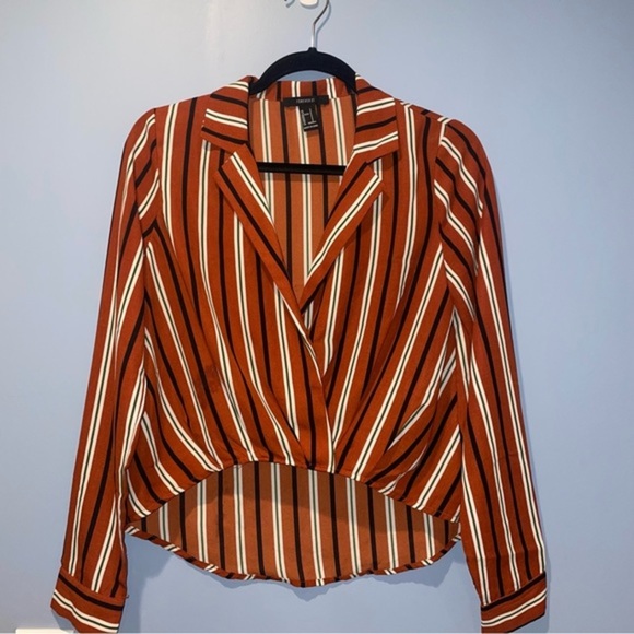 Forever 21 Tops - Forever 21 Women’s Long Sleeve Blouse Small